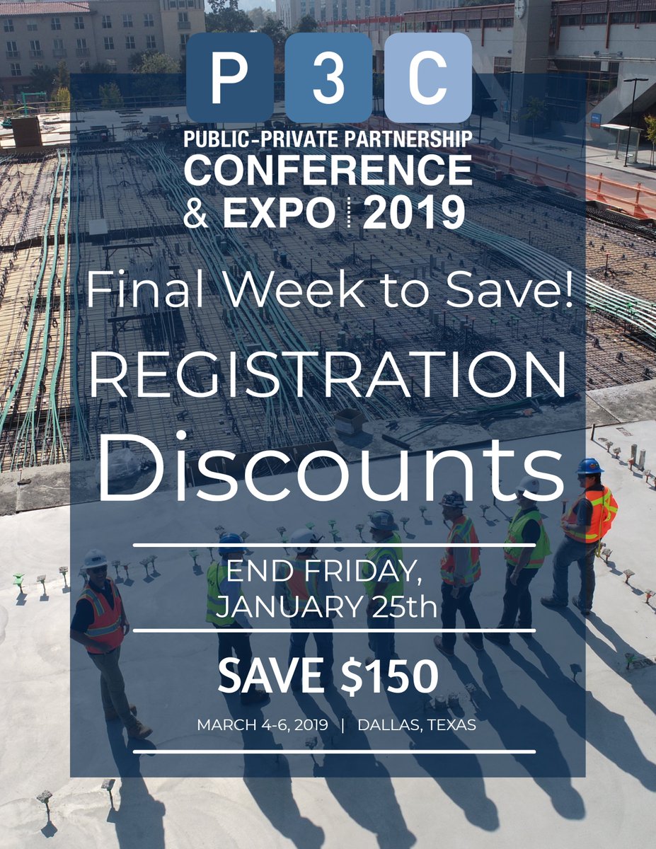Register for P3C 2019 before Friday, Jan 25th to save $150 and our Twitter followers can use promo code “Twitter100” to receive an additional $100 off. thep3conference.com
