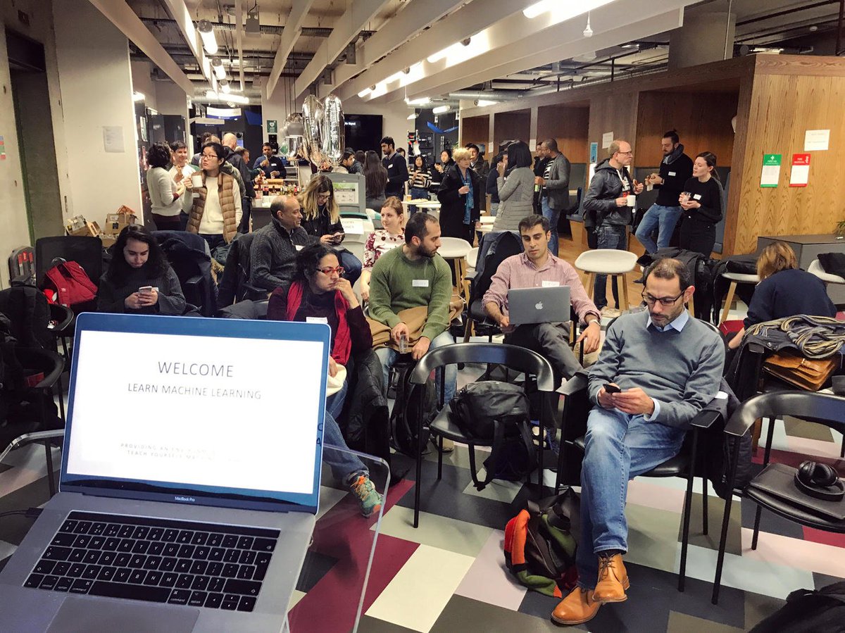 abi_travers_'s tweet image. Amazing turn out to the first learn machine learning Meet-up last night. Thank you so much to everyone who came along to this workshop 😀! Thank you @comparemkttech for letting me host it there and for providing pizza #ai #machinelearning #datascience #meetup #programming