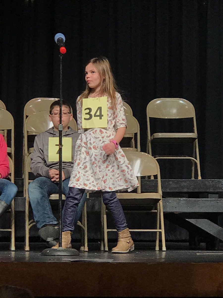MrsBaker2nd's tweet photo. I’m so proud of our brave spellers that competed today! #LESAchieve https://t.co/dSjuX9Kayq