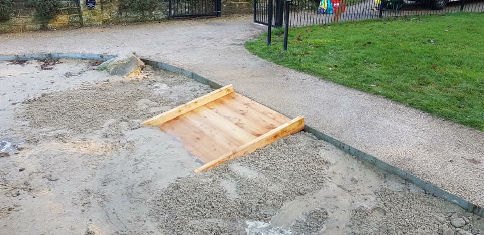 It doesn’t look much but this small ramp will make a huge difference to children previously unable to access the water pump. Thanks so much to the fabulous mum who very kindly alerted us to the problem. #adventureforall #inclusiveplay #CalverleyAdventureGrounds #TunbridgeWells