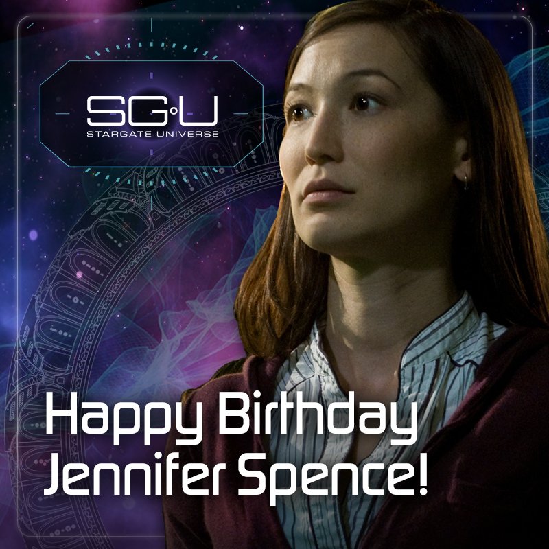 Happy Birthday Jennifer Spence, aka Dr. Lisa Park from SGU! 