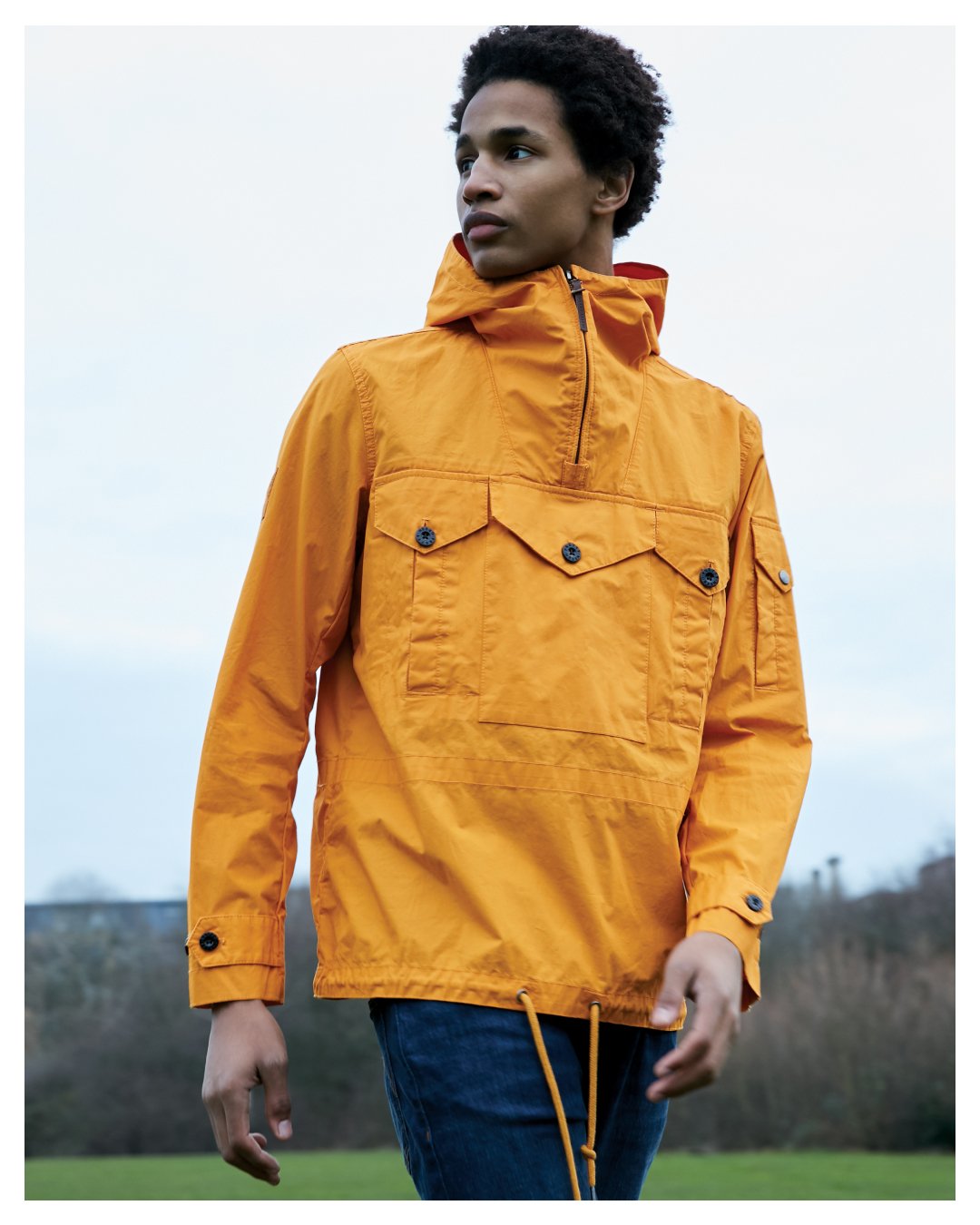 Pretty green jacket orange store