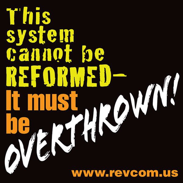 Capitalism is killing the most vulnerable. We need a #RealRevolution and a whole other way for humanity and the planet! http://RevCom.us