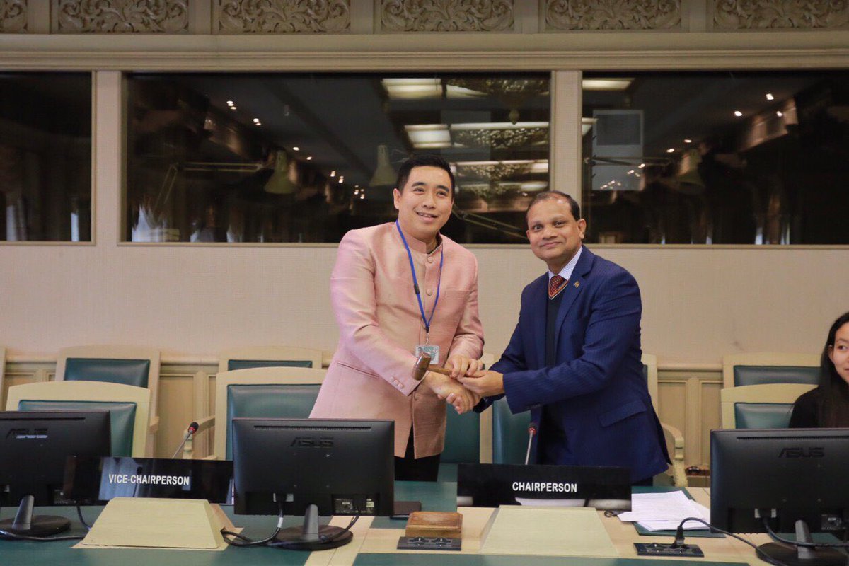 RTERome's tweet photo. Mr. Thanawat Tiensin, Permanent Representative of Thailand to the Food and Agricultural Organization takes over the Chairmanship of the Asia Group at the FAO for the year 2019. https://t.co/SyGQm20tqq