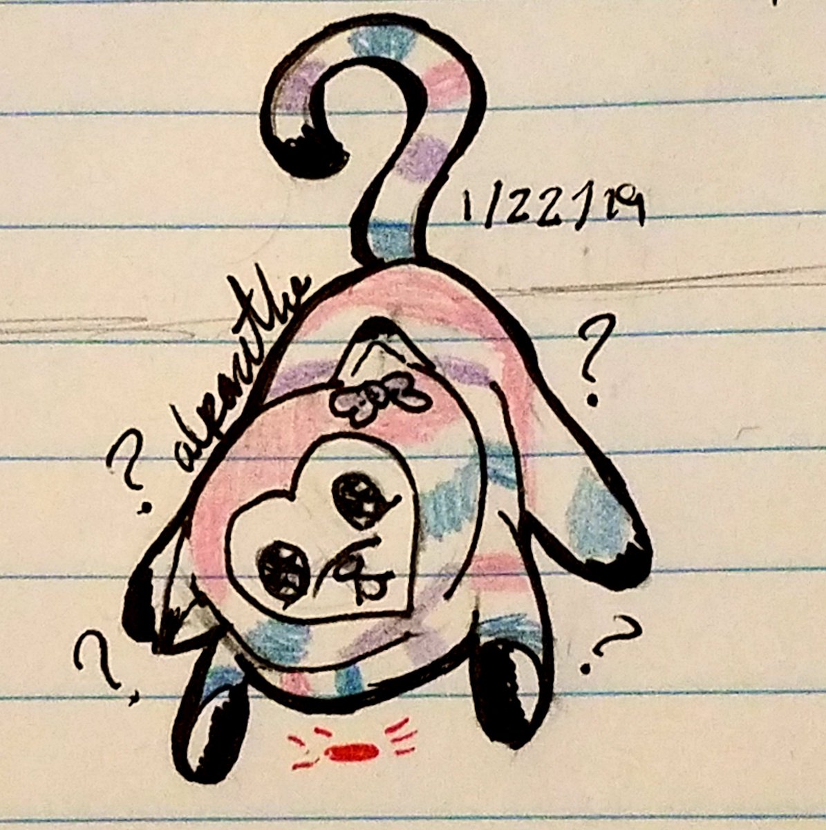 FourLeafLily's tweet photo. January 22, 2019
Character: Cookie, by me
.
.
.
#alphadailydoodle #januarydailydoodle .
.
.
.
#ocart #occookie #traditionalart #alphadoesadoodle #♡ https://t.co/MfDfJj8Mps