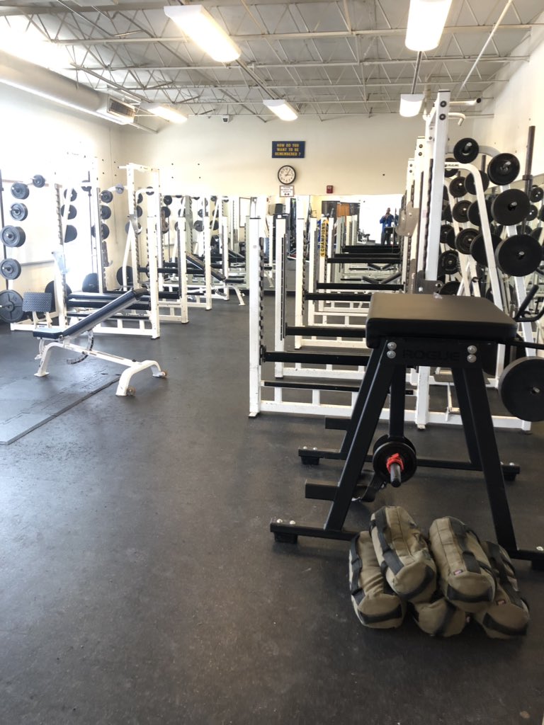 fitzstrength's tweet photo. Weight room revamp is coming together! #fitznation #fitzstrength https://t.co/up7wrpA49A