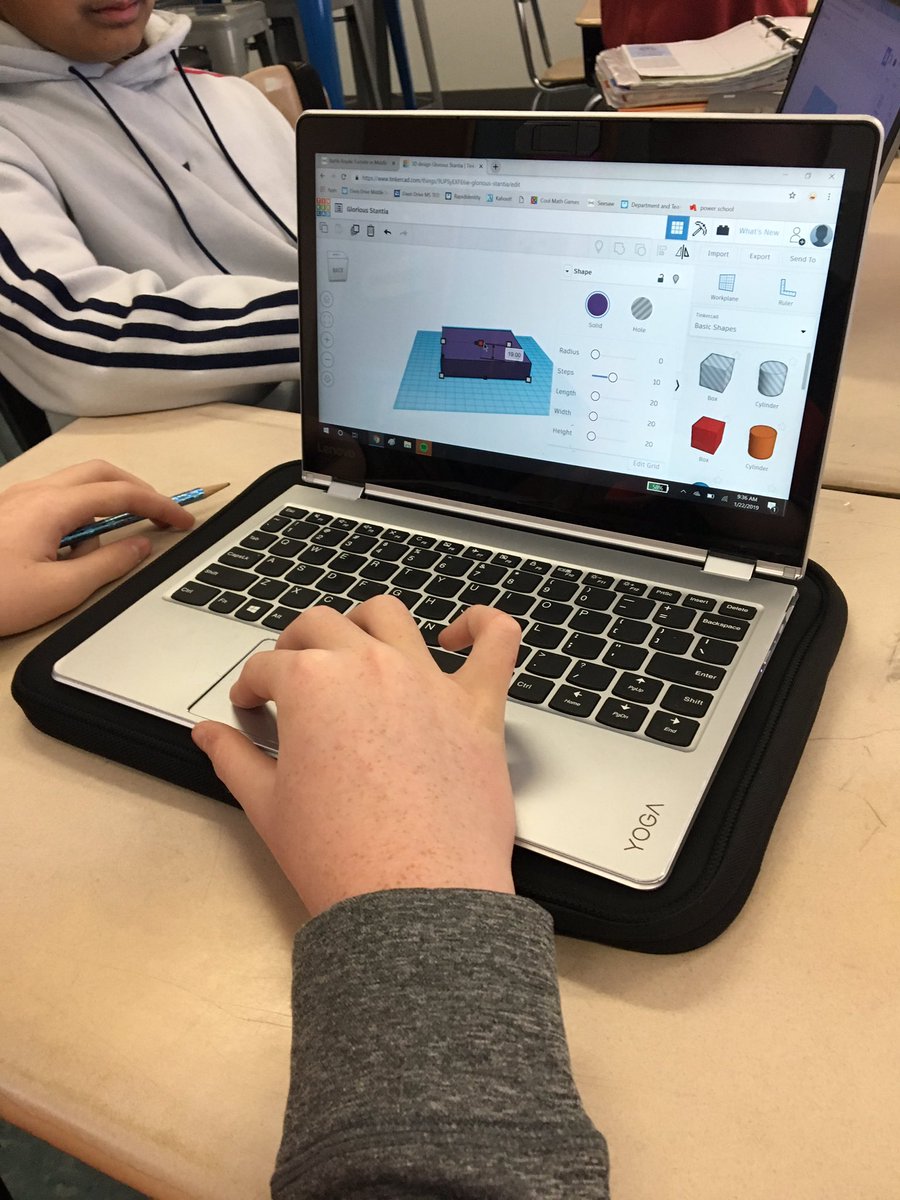 MrsBrem's tweet photo. Planning and designing for #fortnitevsmath today with @DDMSBuzz #math7 and #math7plus students using @Seesaw, @tinkercad, @padlet and #googleforedu! 💡 Ideas are EPIC! #DriveFWD #wonderwake #ncties19 #ISTE19 @FortniteGame @EpicGames https://t.co/KDS8718vrH