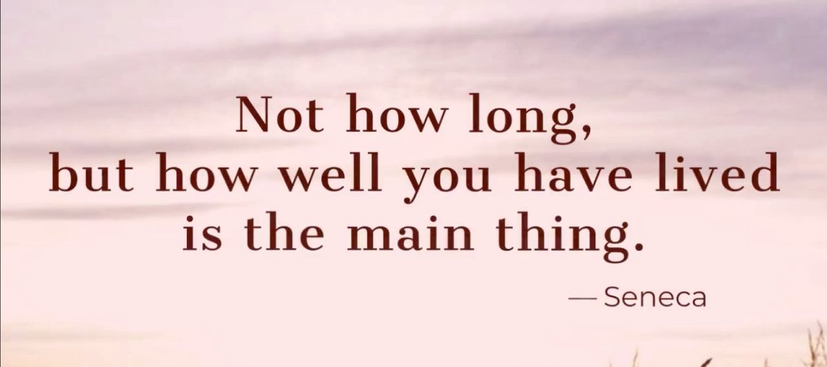 LOAHypnotist's tweet photo. Not how long, but how well you have lived is the main thing. - Seneca

#TuesdayThoughts #Quotes #Life #Sayings https://t.co/IBP5dXxp5Q