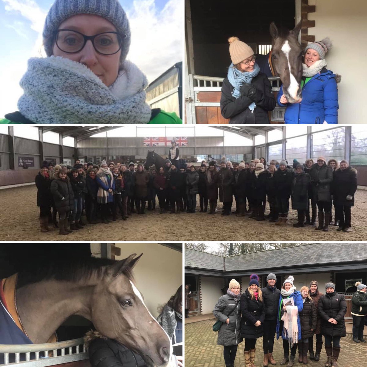 BD_Central's tweet photo. We had a brilliant day visiting Carl Hester’s yard today. He gave an excellent morning of demos with Charlotte and one of his other riders Rob, working a variety of different horses at all levels. And we all got to have a cuddle with Valegro - what more could a girl want?! https://t.co/K3p9ZYZ5vo