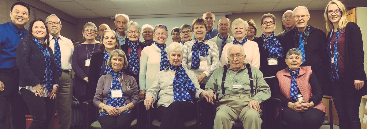 rb33canada's tweet photo. Such a fun potluck lunch w/ #MemoryBoosters today in #Kitchener @SchlegelVillage #WinstonPark
#AlzheimersAwarenessMonth
#dementia #caregivers
Wearing the #ReduceDementiaStigma Ties/Scarves
w/Karen @k26thomp @Marlenabooks
#SheriBender @MonarchClothes
#iBroughtLychees
Thx @bmschmid https://t.co/OARsIVSm5j