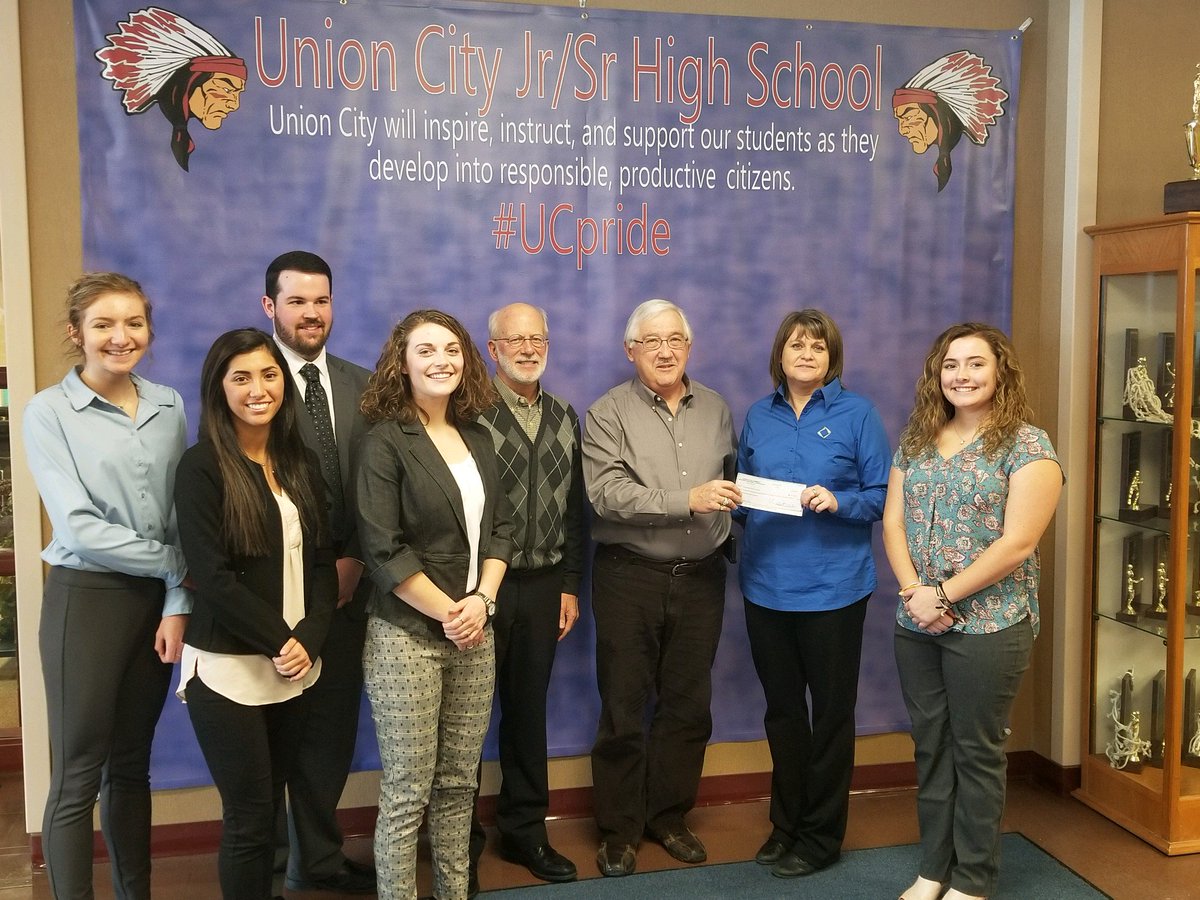 RandolphEastern's tweet photo. Thank you to Randolph Economic Development Corp for the investment in @UCDECA program. We are purchasing a vinyl printer, a sublimation printer, and upgrading @UCTeePee and @Apache_Design. We are excited to collaborate with Randolph County! #UCpride @UC_Principal @nbadamstg2m https://t.co/SfKBRheKVI