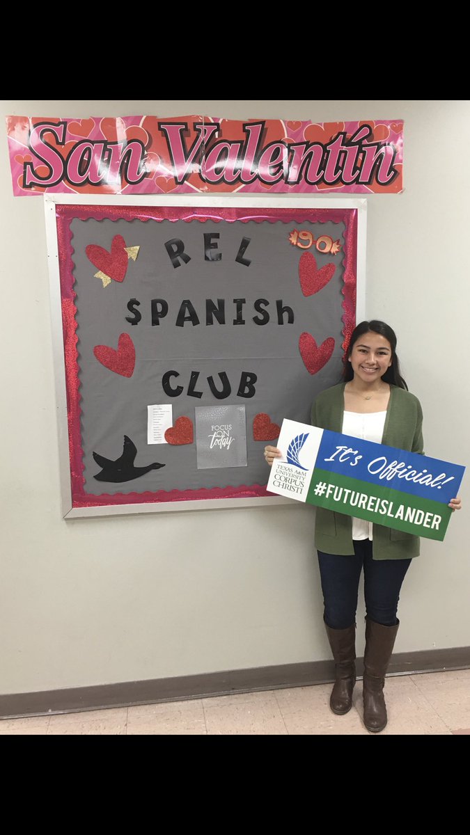 Congratulations to our Spanish Club President in becoming a Texas A&amp;M University Corpus Christi!!!#futureislander #OnceaganderAlwaysaGANDER #RELCLASS2019 #Vigilwemadeit Good luck❤️