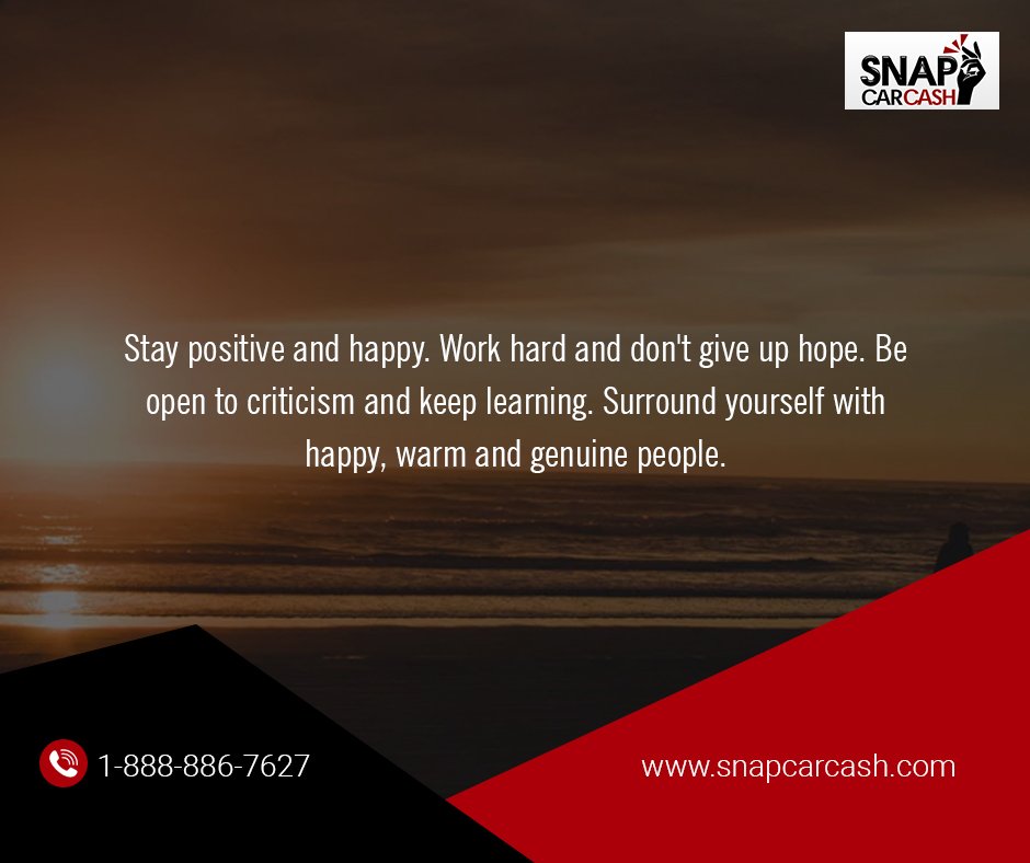 SnapCarCash's tweet photo. Look for something #positive in each day, even if somedays you have to look little harder.

Visit:https://t.co/aS2azR82xy https://t.co/DX3wUWNLC9