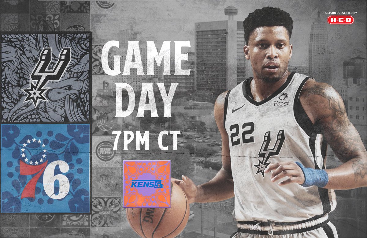 It's GAMEDAY in the City of Brotherly Love #GoSpursGo.