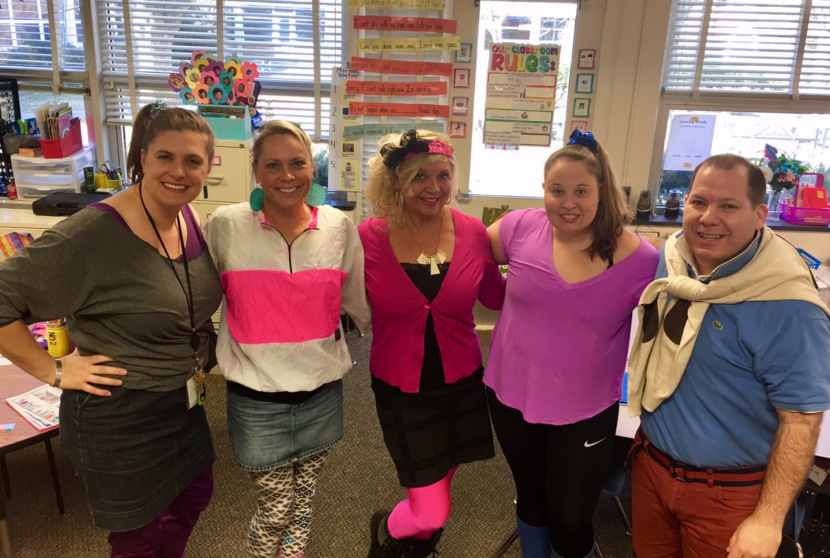 Celebrating the 80’s in honor of the 80th day of school. <a href="/Ashlawneagles/">Ashlawn Eagles</a>