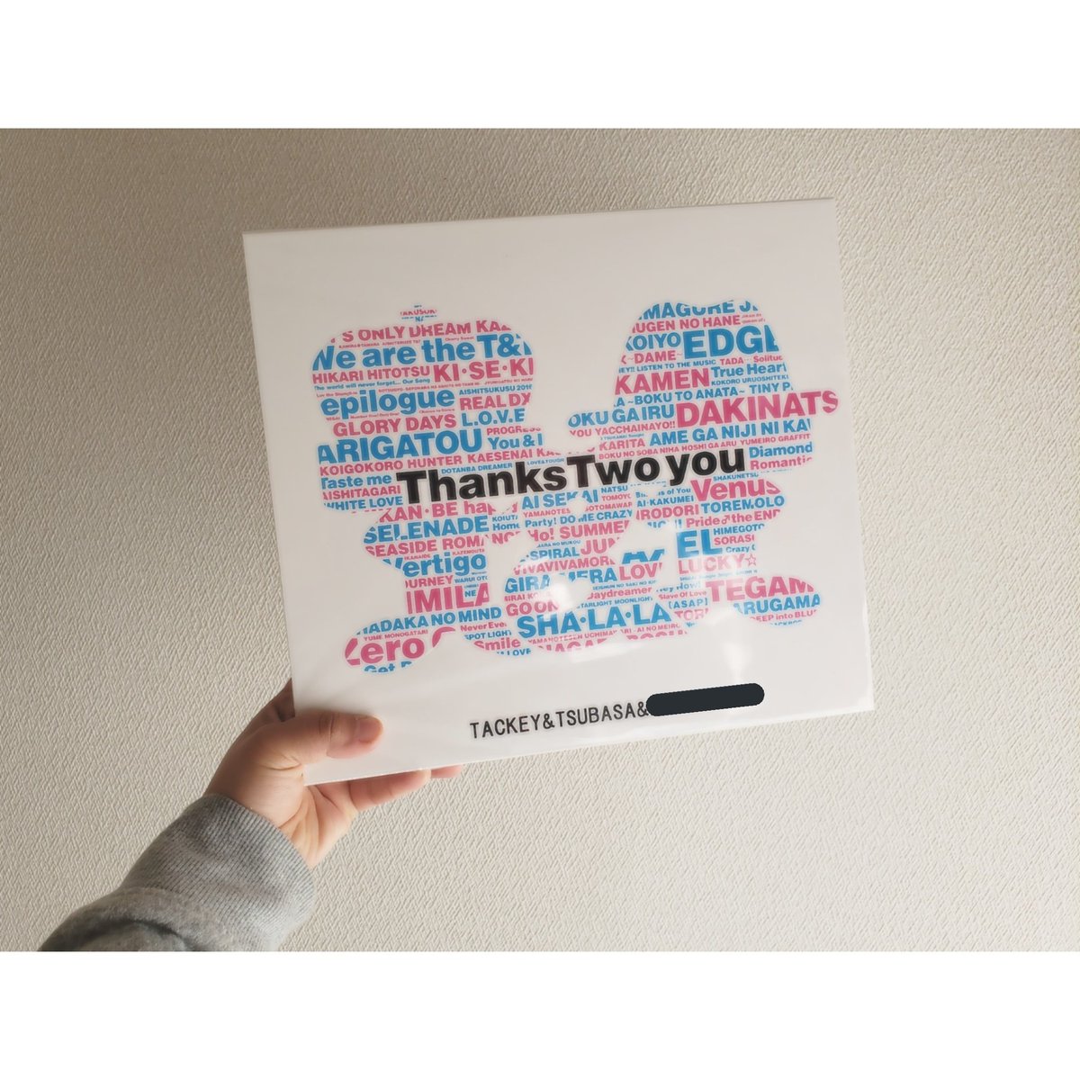 タッキー&翼 CD Thanks Two you 名前入り限定版