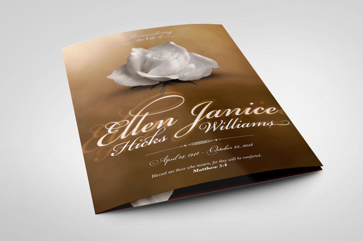 MementoTributes's tweet image. Our deepest condolences to the family of Ellen Janice Hicks-Williams. Thank your for trusting us with this important task. 
.
Order your 𝙈𝙚𝙢𝙚𝙣𝙩𝙤 today
.
#funeralprograms #funeralprogram #funeralservice #funeralservices #obituaries #funeraldirector  #graphicdesign #memento