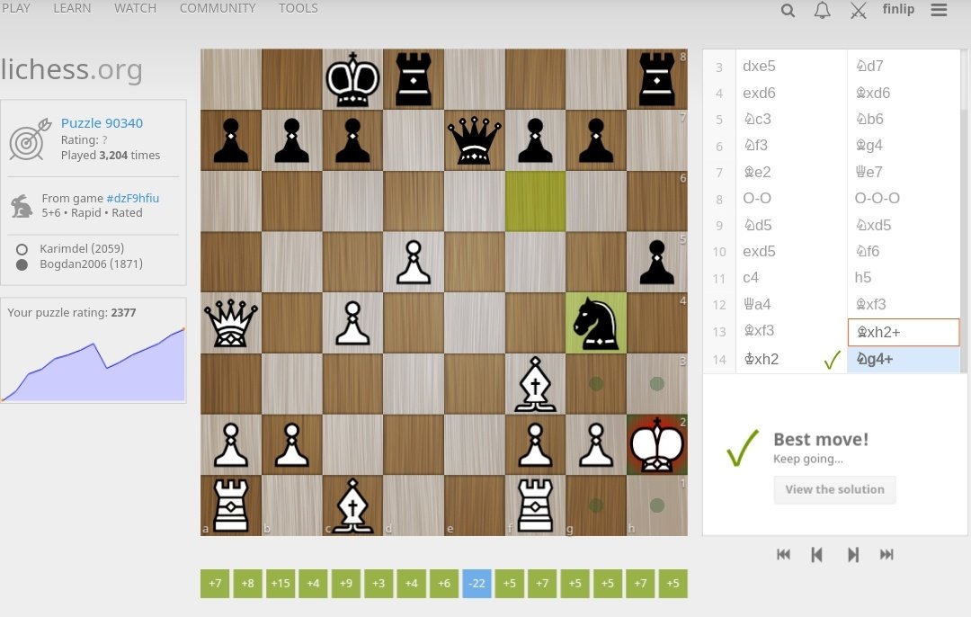 lichess puzzles