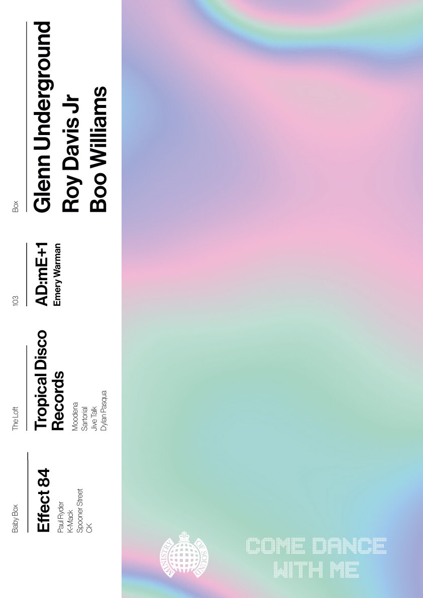 effect_84's tweet image. "Come Dance With Me" this Saturday @Ministry_Club with amazing House &amp;amp; Disco across 4 rooms! Get involved.. #Effect84 #ComeDanceWithMe #ChicagoEdition #London #MinistryOfSound #HouseMusic #Disco