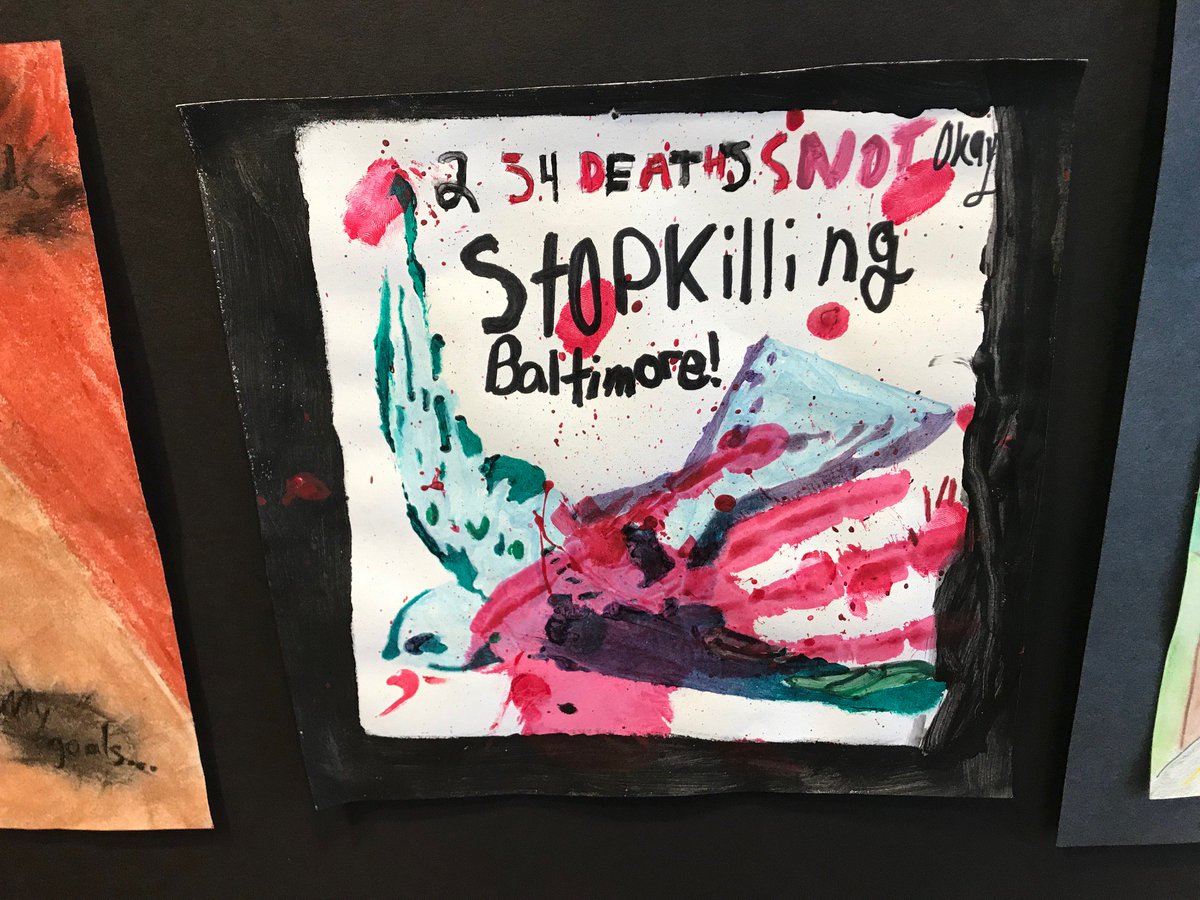 DanRodricks's tweet image. With 10x10 artwork, Baltimore kids demand peace in their city baltimoresun.com/bs-md-rodricks… @baltimoresun @BaltCitySchools @ArtsEveryDay #arts #violence #CeaseFire