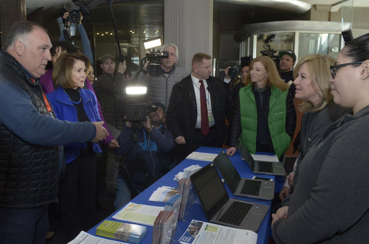 We’re proud to work on finding solutions for customers affected by the government shutdown. We spoke today with <a href="/chefjoseandres/">Chef José Andrés 🕊️🥘🍳</a>, who was joined by <a href="/SpeakerPelosi/">Nancy Pelosi</a>, about how we are helping customers with their energy bills. We’re honored to partner on his #ChefsForFeds <a href="/WCKitchen/">World Central Kitchen</a>