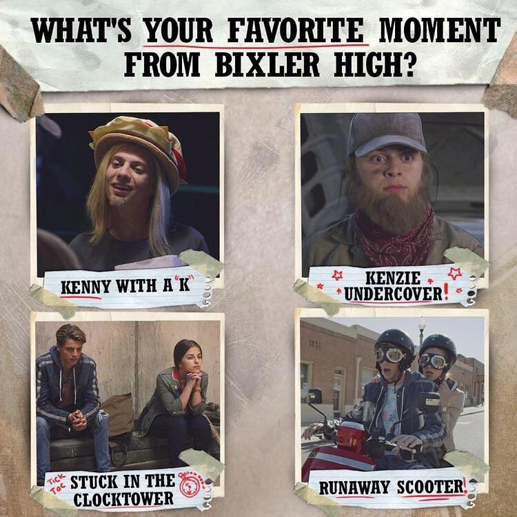 Nickelodeon's tweet photo. Still laughing about Kenny with a K 😂 #bixlerhighpi https://t.co/qR3L5tHkBD