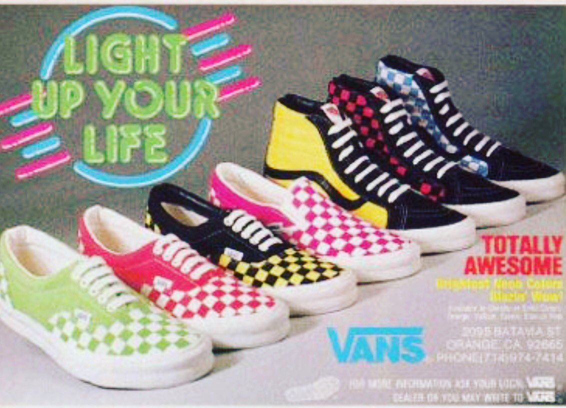 vans in the 80s