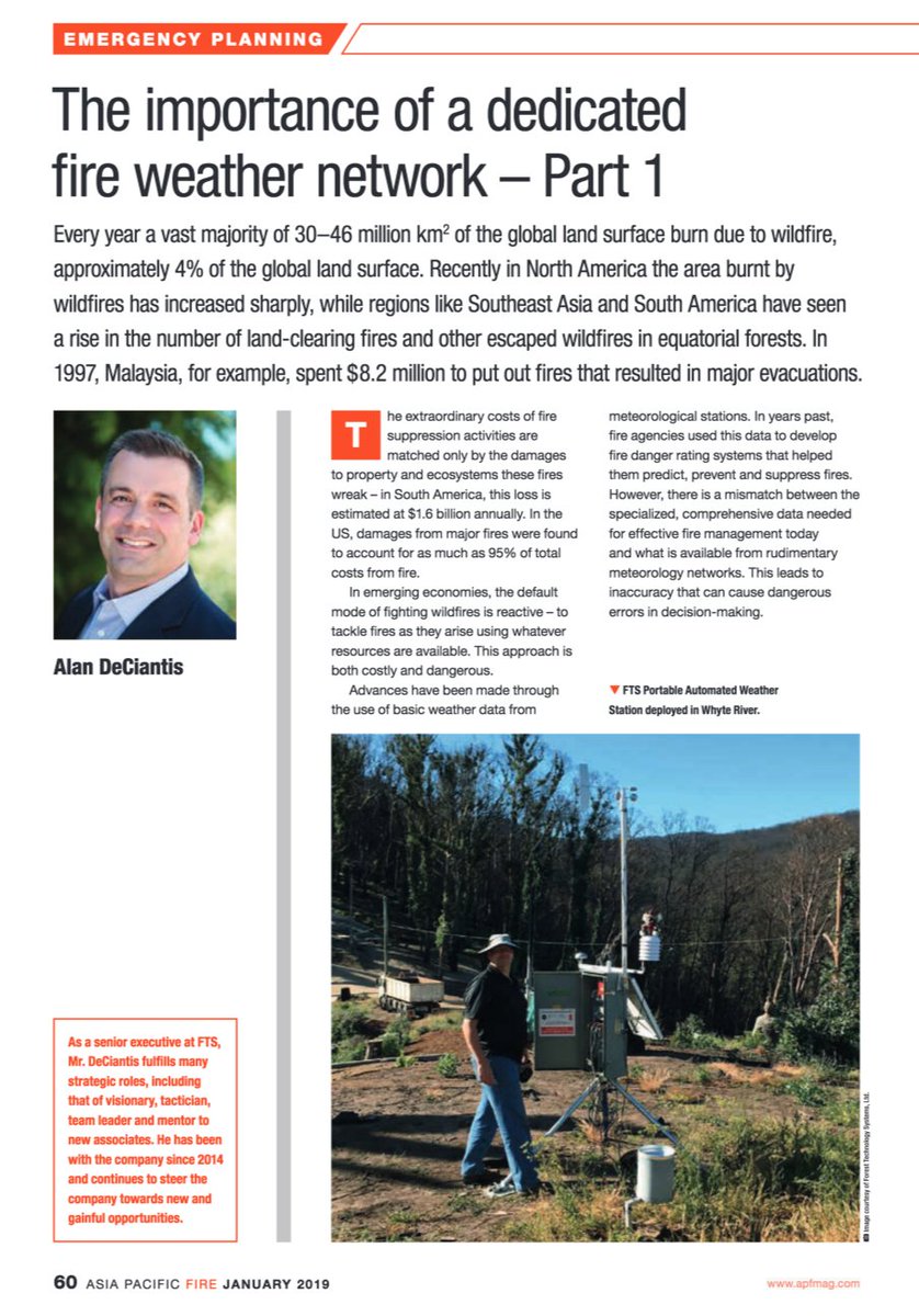 FTSEnviro's tweet photo. Check out our article on the importance of a dedicated fire network in the Asia Pacific Fire Magazine pg 62 https://t.co/fgem16tpkh #firemonitoring #firenetwork https://t.co/DooEfR9edY