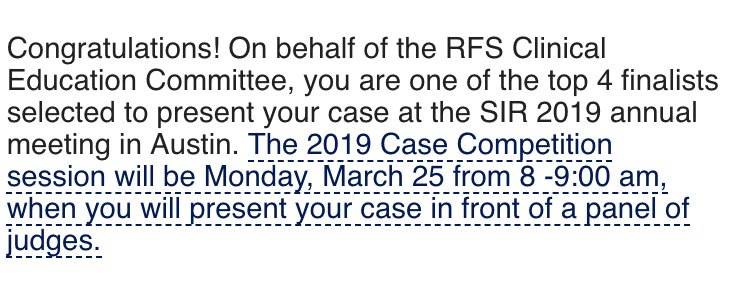 Excited to be able to present a great @DukeIR case from last year at #SIR2019 in Austin!