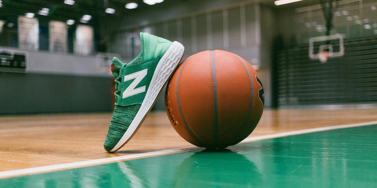 red auerbach new balance shoes