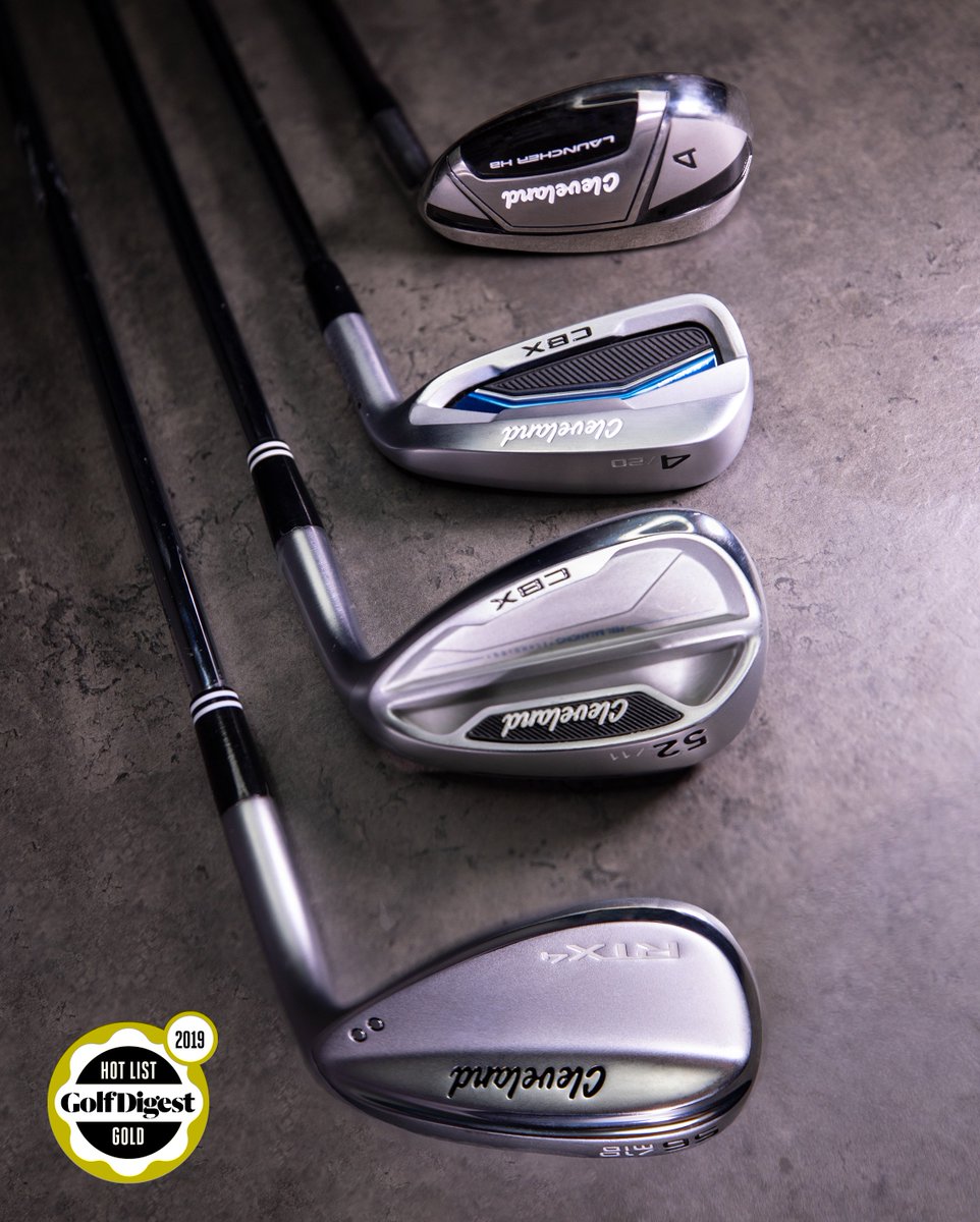 It's Gold x 4! The #RTX4 #ClevelandCBX Wedge #LauncherCBX Irons and #LauncherHB Irons have all taken Gold on this year's <a href="/GolfDigest/">Golf Digest</a> #HotList. No matter where your game is at, we have the equipment to help you play your best.