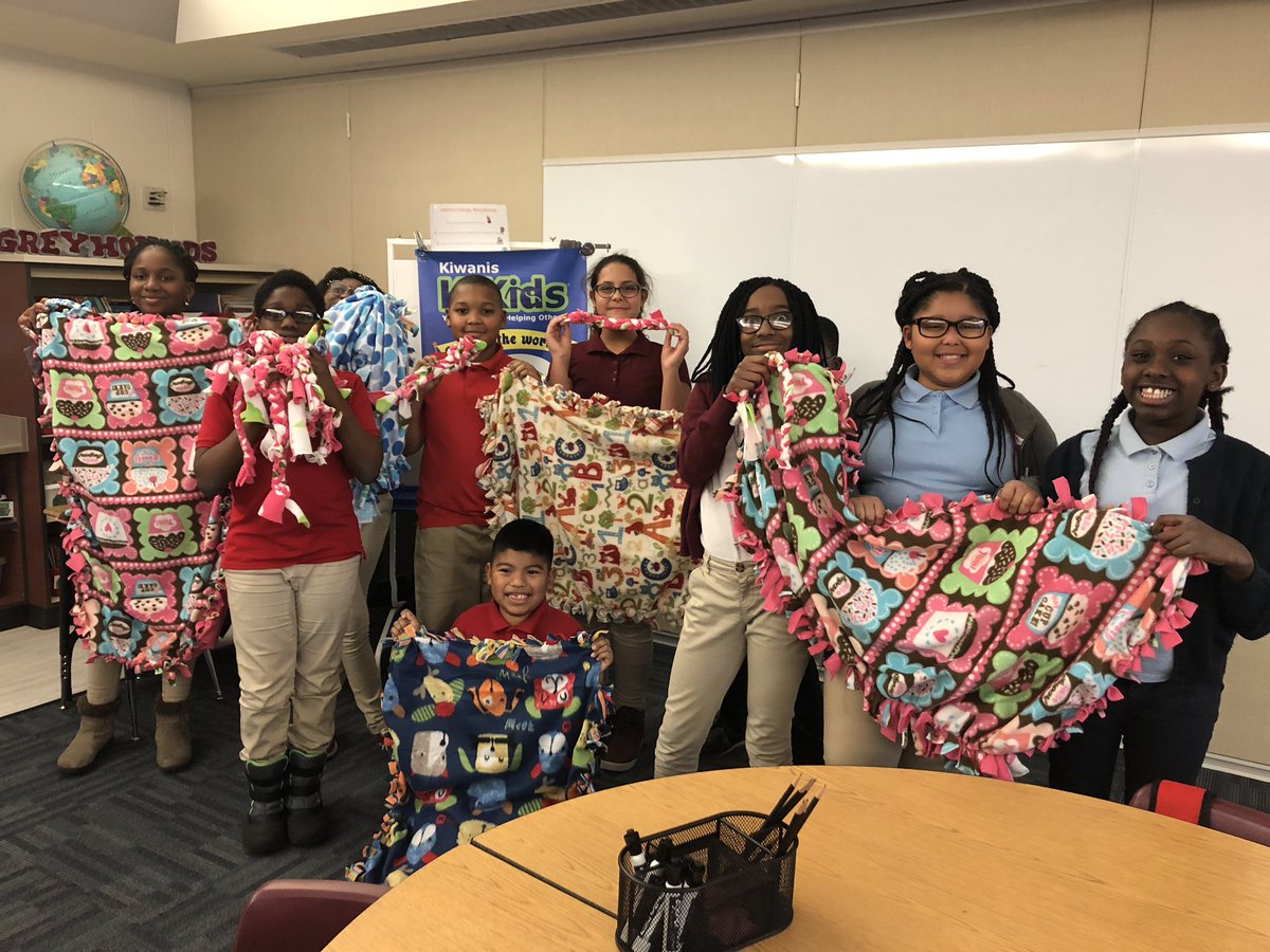 Kiwanis K-Kids at Snacks Crossing made blankets and toys today. Items will go to The Chow Pantry which helps dogs and cats in need. <a href="/johnshertzer/">John Shertzer</a> <a href="/PikeSchools/">Pike Twnshp Schools</a> <a href="/MrDecaudin/">Principal Decaudin</a>