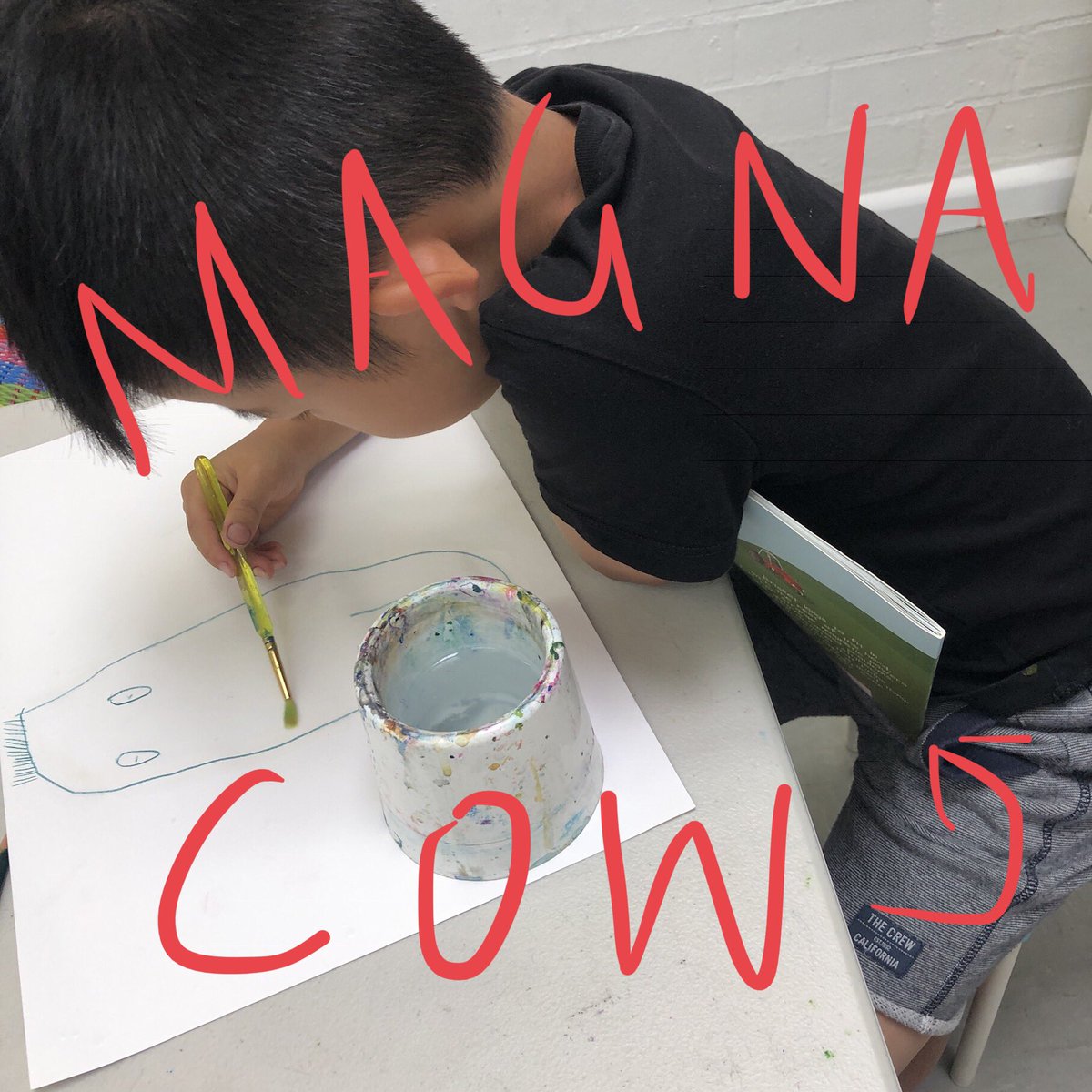 catetheartist's tweet photo. A big Magna Cow fan here #cute @barryhutchison @littledoorbooks @akwindram https://t.co/B3B7rQIPSU