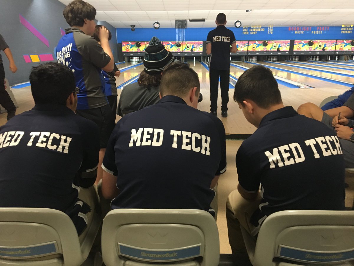 BCIT Medford bowling team taking on Ewing today - Go Jaguars!