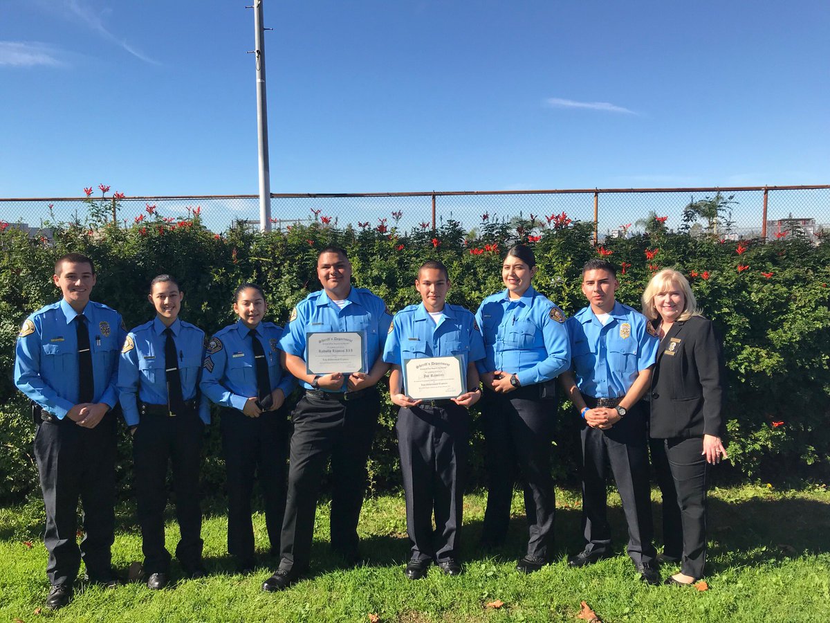LBPD's tweet image. Congrats to our newest members of #LBPDExplorers, Rodolfo Llamas and Joe Ramirez, who recently graduated from the @LasdExplorers Academy! 👮‍♂️🚓👏 #LBPDCares #JoinLBPD #LASDExplorers