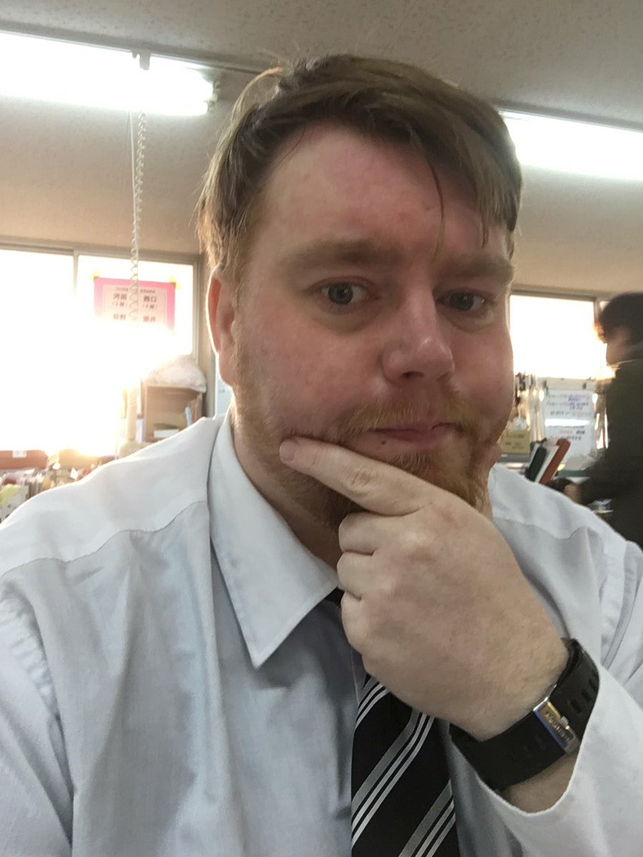 I am wearing a white shirt today. I always wear black shirts. People are confused hahaha