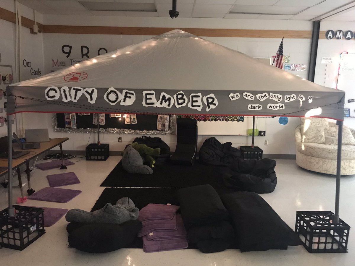 KristaFusco's tweet photo. City of Ember is taking over our classroom!!! We canβt wait to finish reading the story! @VineyardsVipers #cityofember #makelearningcometolife https://t.co/ieLI5JJCaW