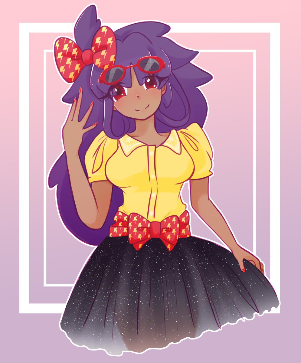 ModelingBolt's tweet image. I did another photo shoot today and they let me have this outfit after I finished it! I really look cute, don’t I? 

(Art by @PandaGyoza)