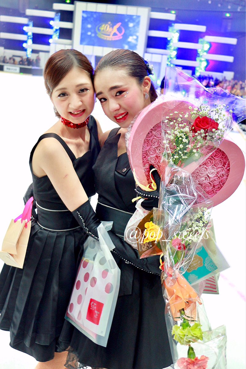 pop_sweets's tweet photo. 「りささぁぁぁーん」って言う渚紗ちゃんに、ハグする理紗ちゃん😊💖
理紗ちゃんが、すんごくお姉さんだった😭
なぁちゃん、1年間ありがとうございました💐✨
#PIW2018 #PIW長野 #佐々木理紗 #小山渚紗 #プリンスアイスワールド https://t.co/r1PBwyb00j