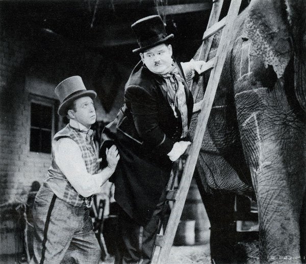 Featured in #StanAndOllie is the rarely seen #OliverHardy film #Zenobia, which he made for #HalRoach Studios in 1939 while #StanLaurel was involved in a contract dispute. His co-star was fellow silent star #HarryLangdon, whose #deadpan persona never quite gelled with the talkies.