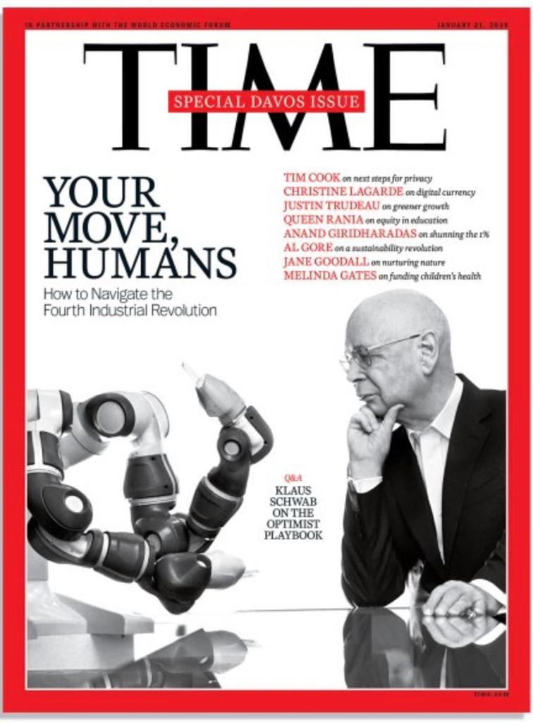 Abb Japan على تويتر Yumiがtime誌の表紙に Time 誌の世界経済フォーラム年次総会 ダボス会議 特別号が明日1 24に発売されます Abbの双腕型協働ロボットのyumiが表紙を飾っています T Co Gjubbm6uti