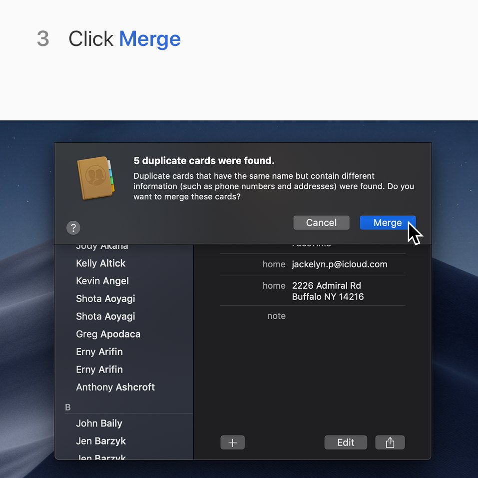 Step 3: Click Merge