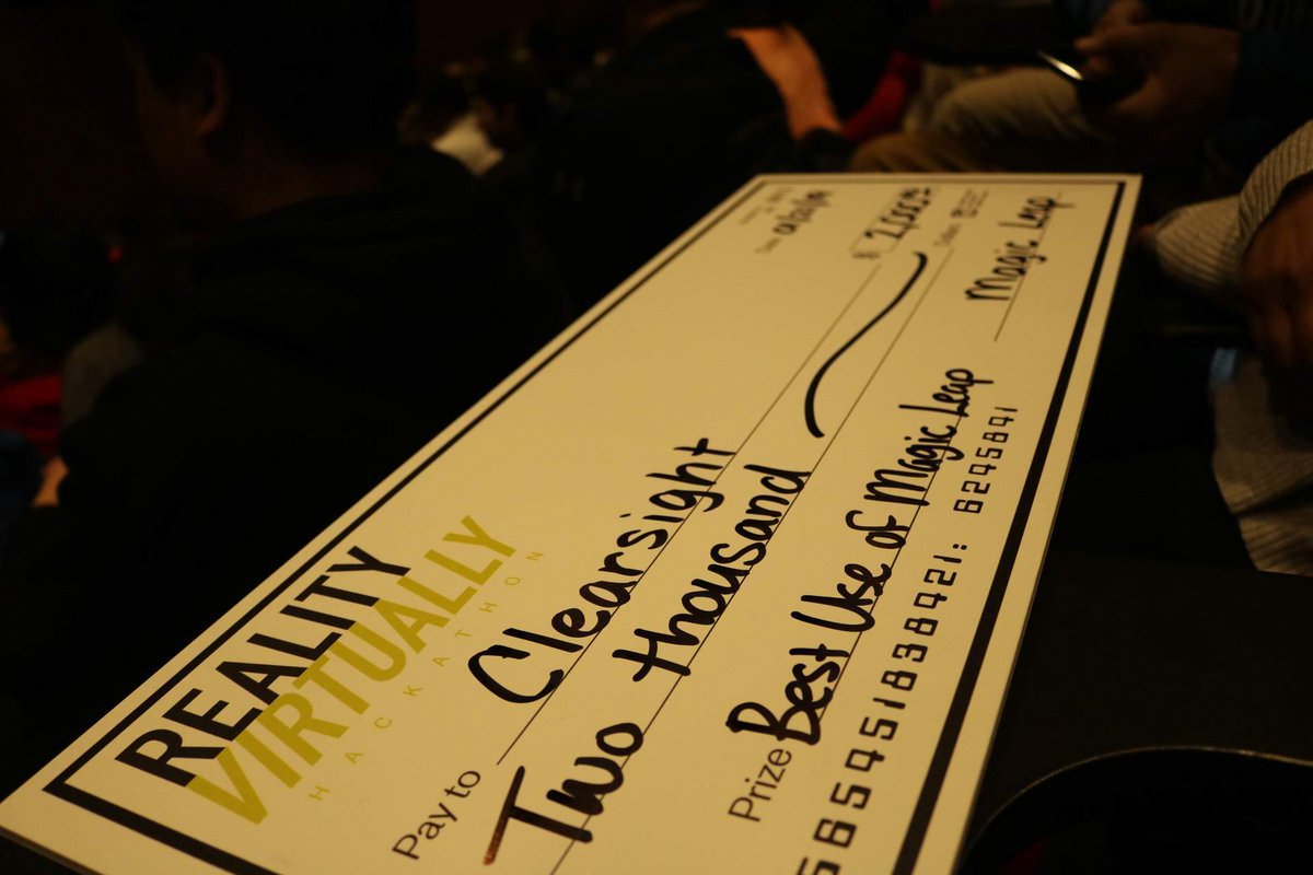 PeterLLuu's tweet photo. Had an amazing experience at @medialab for #RealityVirtuallyHack developing app using Magic Leap. Honored to receive “Best Use of Magic Leap” and “Wayfair’s Way-more” award! Thank you @magicleap and @Wayfair! I'm looking forward to the next year!
https://t.co/gUyZ1spO9V https://t.co/SHdyjfvxTk