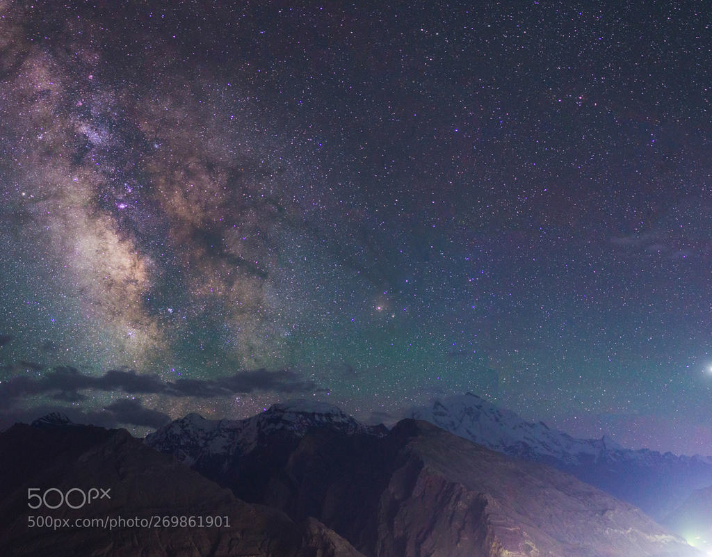 Milkyway + Rakaposhi (автор фото waleedali94) #Landscapes