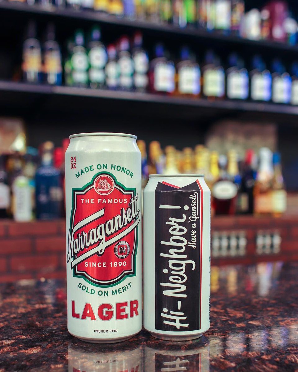 Narragansett Beer on Twitter: "Tallboy's big brother. #HiNeighbor #KingSize  📸: @fernandezsq2 https://t.co/EIbZJIv9Hd" / Twitter