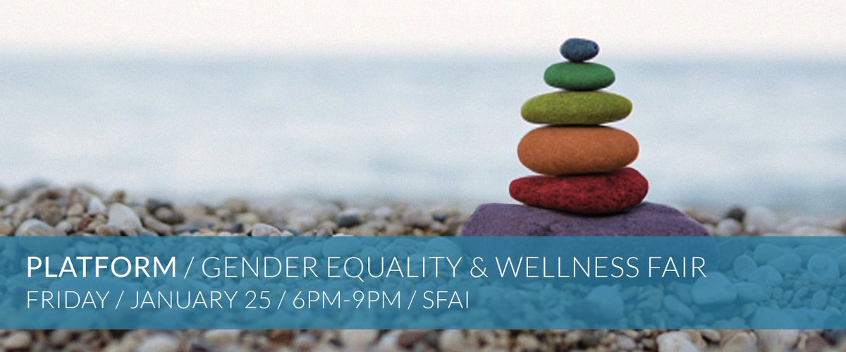 This Friday SFAI is launching our new monthly event, PLATFORM. This month's event will be an interactive evening with local and international artists and organizations to exhibit works, perform, present, and provide info around gender equality and wellness!