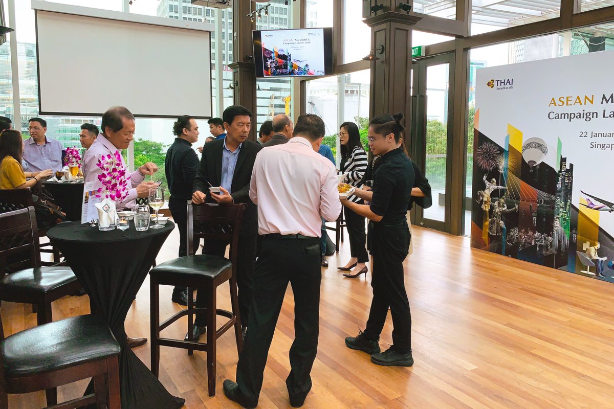 ThailandCVB's tweet image. TCEB launches the ASEAN MaxiMICE campaign today (January 22) for Singapore, Malaysia, Indonesia and Philipines at Suntec City, Singapore.

#MaxiMICE #ASEAN #MICE #BusinessEvents #REDEFINE #Thailand #Sigapore #Malaysia #Indonesia #Phillipines

@@ThaiAirways