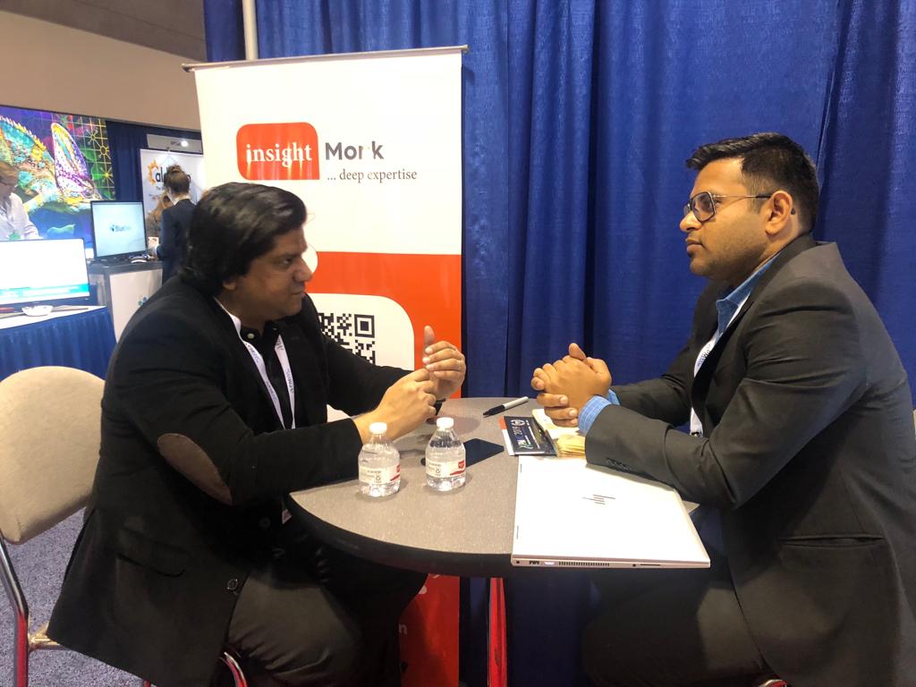 BISResearch's tweet photo. Glad to have @dr_zeeshanahmed at our booth #324 in @PMWCintl 2019

#PMWC19  #bisresearch #insightmonk https://t.co/9aEs49qqpc