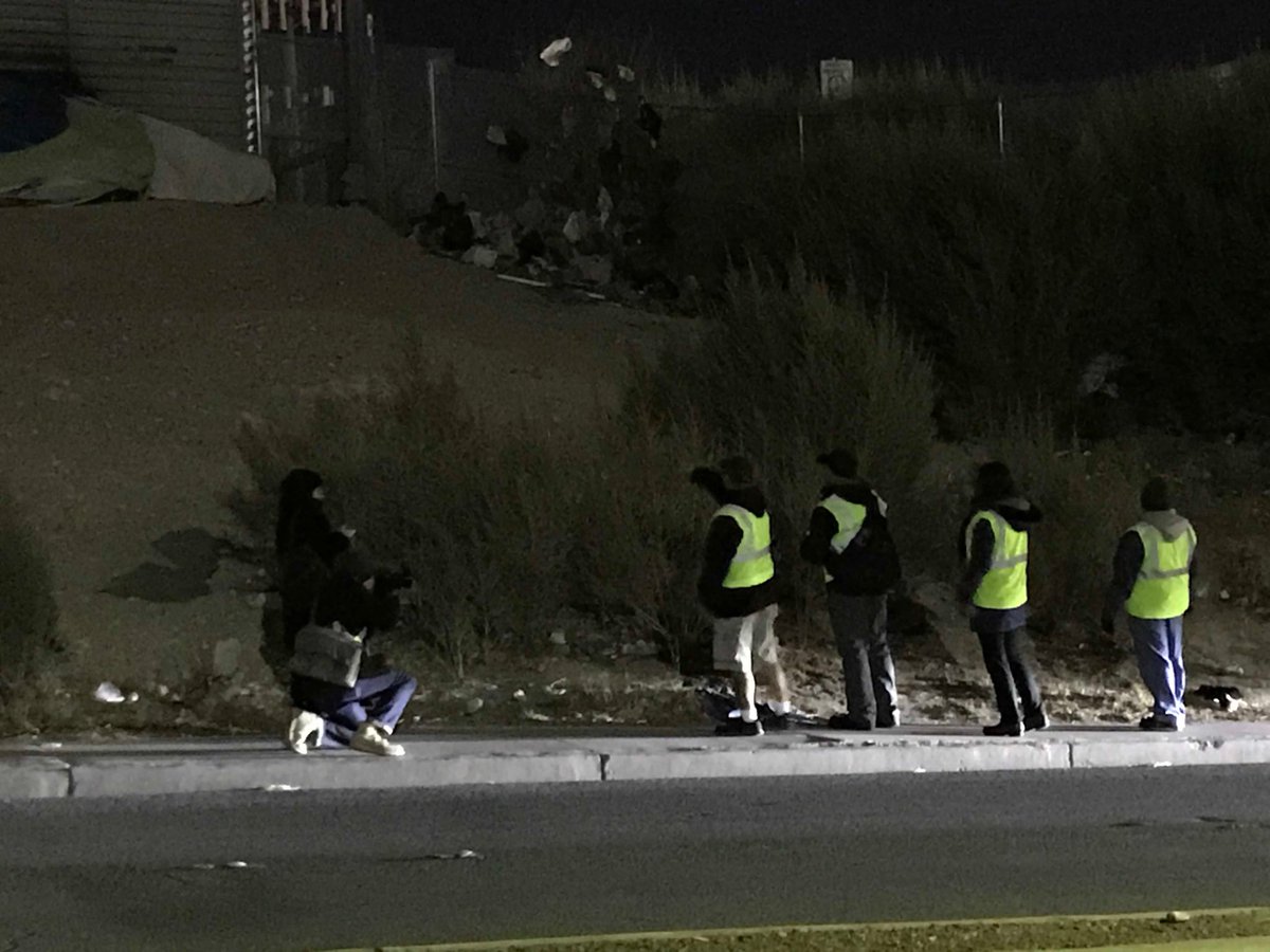 Southern Nevada Homeless Census underway. Thanks to volunteers for helping us get a snapshot of the homeless population here.