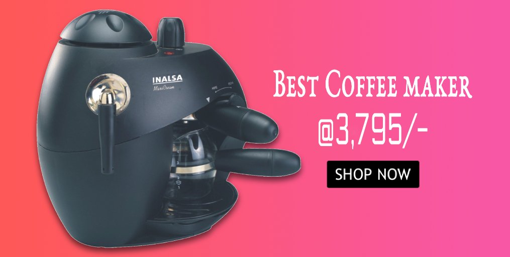 Dealsothon for Inalsa Maxi Cream 800Watt Coffee